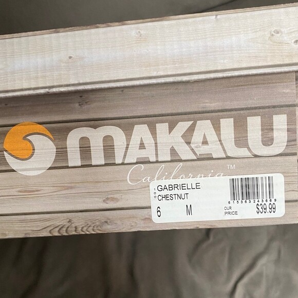 Makalu women's size 6 Gabrielle Chesnut textile/faux fur upper boots - Picture 9 of 9